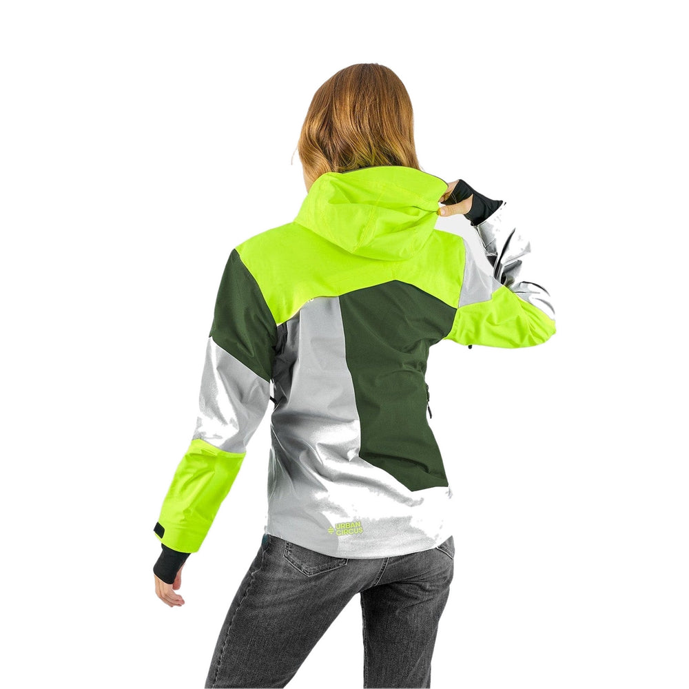 Veste vélo réversible certifiée Urban Circus REPOP Kaki/Vert photo 5