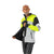 Veste vélo réversible certifiée Urban Circus REPOP Noir/Jaune photo 1