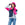 Veste vélo réversible certifiée Urban Circus REPOP Rose/Bleu photo 1