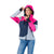 Veste vélo réversible certifiée Urban Circus REPOP Rose/Bleu photo 1