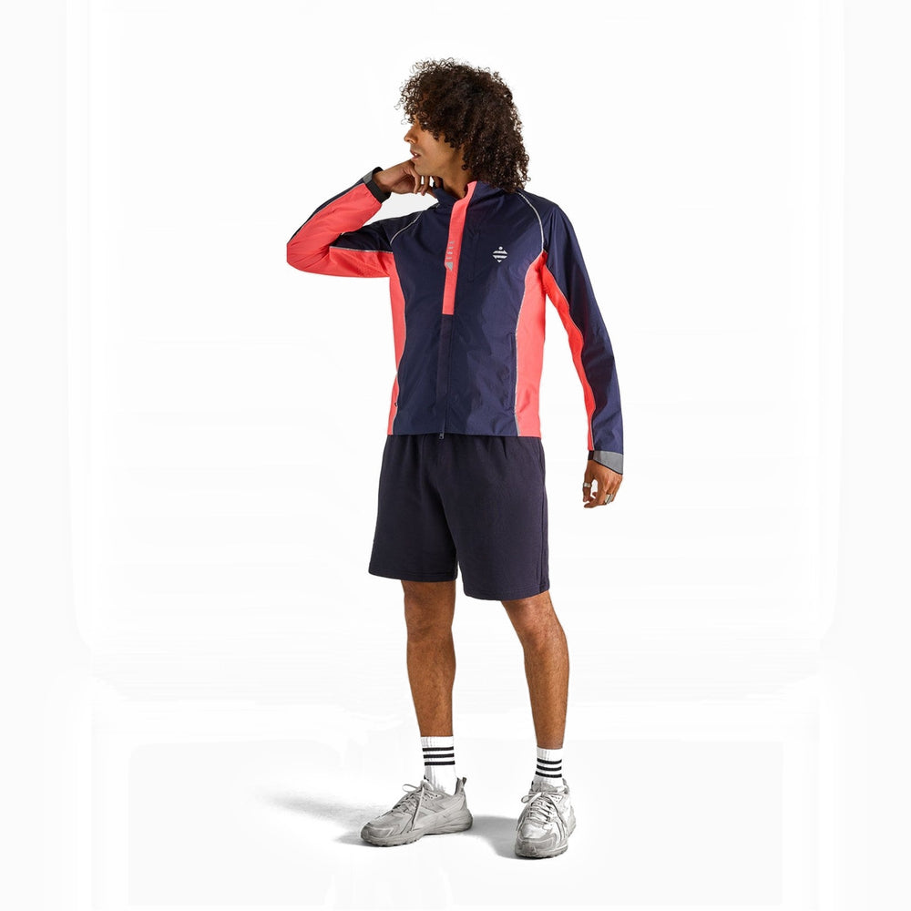 Veste vélo ultra légère Urban Circus Escapade Bleu/Corail photo 2
