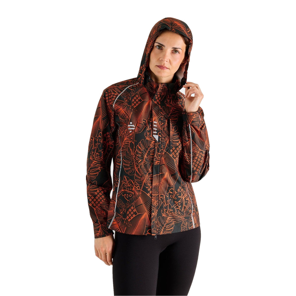 Veste vélo ultra légère Urban Circus Escapade Noir/Orange motif photo 2