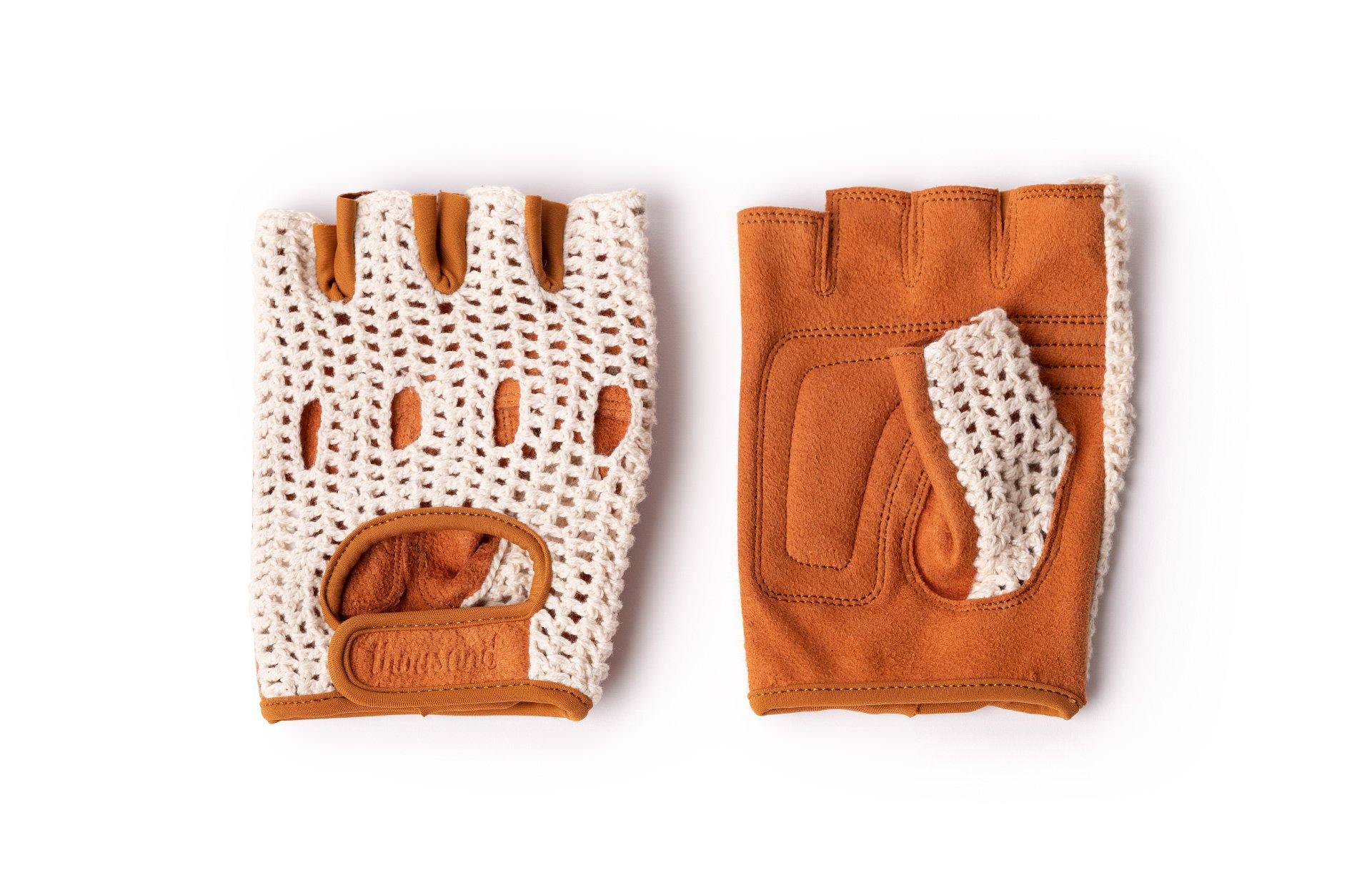 Gants Vélo Thousand Courier Noirs Demi-doigts Vintage Taille S Neufs